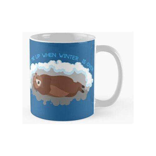 Taza Despiértame Cuando Termine El Invierno - Sleepy Bear Ca