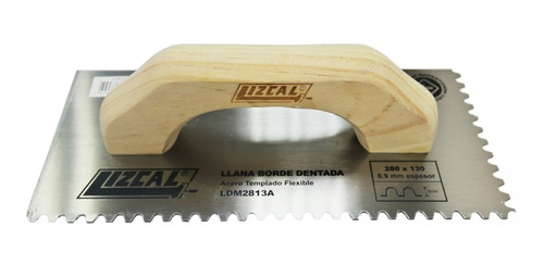 Llana Dentada Lizcal 280x130mm Ldm2813m (diente Fino)
