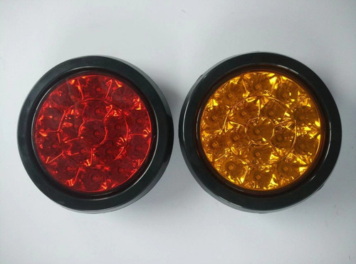 Foco Led Trocha Blanco Redondo 4 Pulgadas 16 Led Autocars