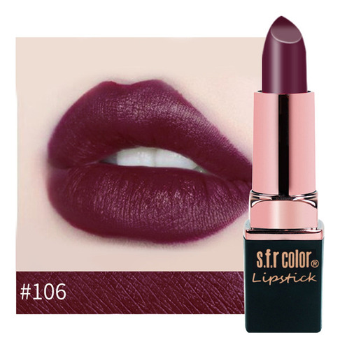 Lápiz Labial Hidratante Duradero K Matte Matte Lipstick Ve 0