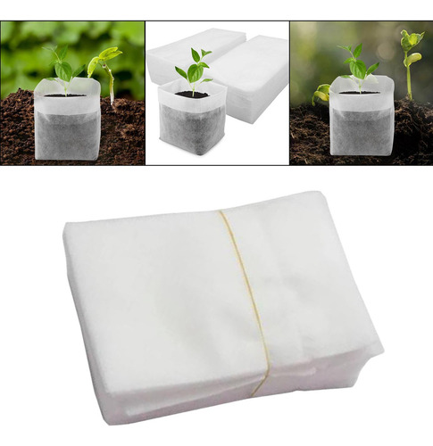 100 Sacos De Berçário De Plantas Dos Pces, Sacos 24cmx27cm
