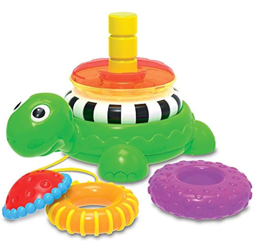 The Learning Journey: Pull Along Stacking Turtle - Juguete D