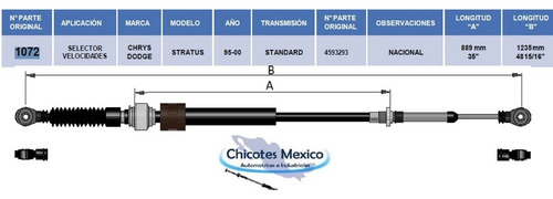 Chicote Selector Neon Caja De Transmisión Estándar