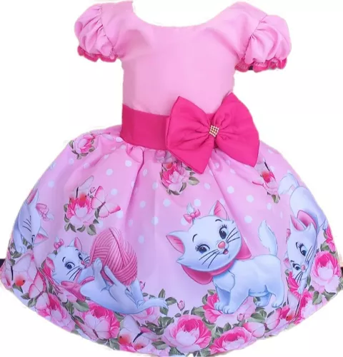 Vestido Para Festa Infantil Gata Marie Para Aniversário em Promoção na  Americanas