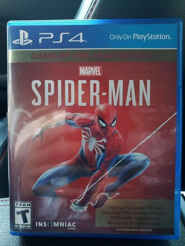 Vendo Spiderman Ps4 Edicion Del Año De Segunda