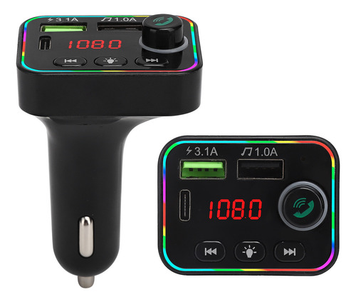 Transmisor Fm F4 Para Reproductor De Coche, Multipropósito,