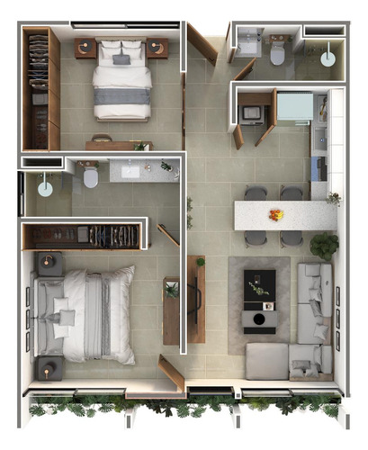 Departamento En Venta Merida, Dzitya, Mod. 1 Recamara, Junio 2027.