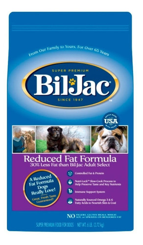 Bil Jac Reduced Fat Dog Food 2,7 Kg