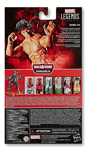 Figura De Acción Marvel Legends Series Shang Chi +3
