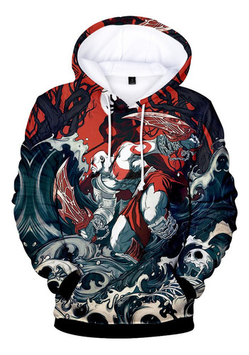 God Of War Kratos Sudaderas Chamarras Con Estampado 3d Tenis