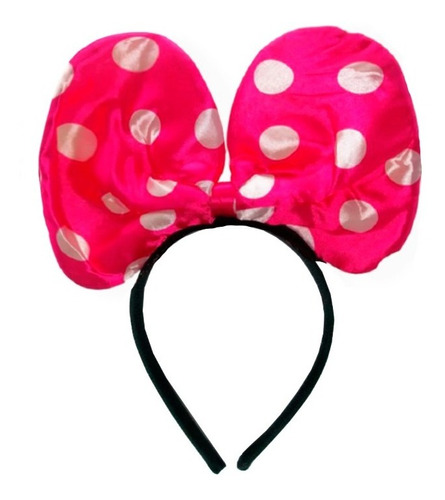 Diadema Minnie Luz Disfraz Mouse Rosado Sexy Halloween Cosp