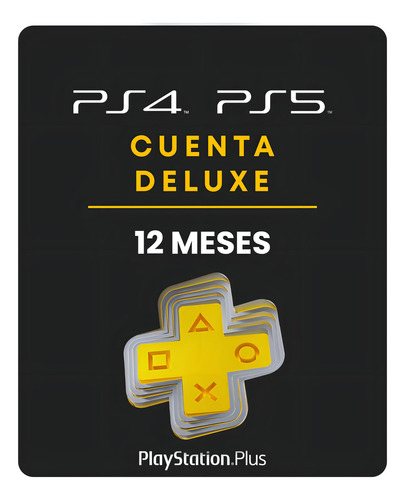 Tarjeta Sony Playstation Plus Deluxe 12 Meses Ps5 Ps4