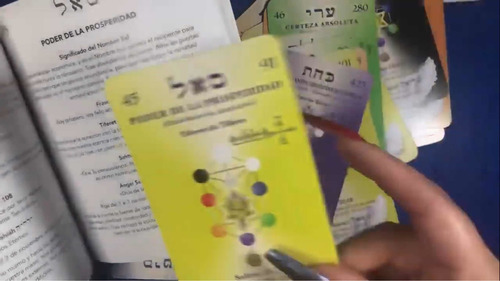 Imagen 5 de 5 de Los 72 Nombres Sagrados De Dios, Libro Acompañado De Sus Car