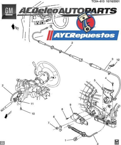 Guaya Selectora Silverado Cheyenne 4x2 5.3 2000-up Original