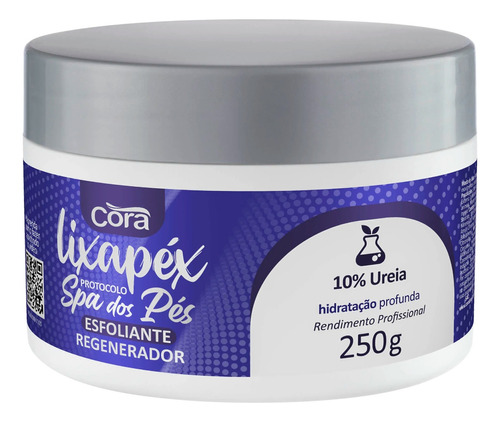 Creme Esfoliante Lixapéx 10% Ureia Spa Dos Pés Cora 250g