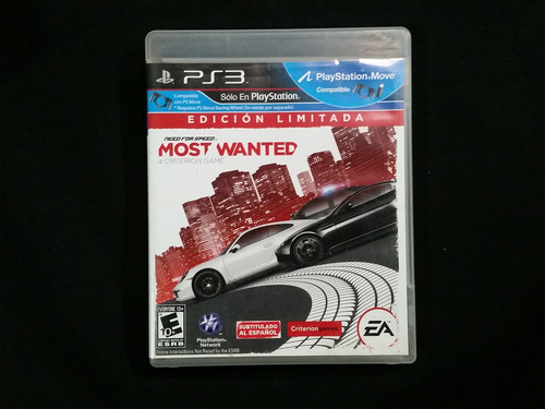 Need For Speed Most Wanted Criterion Limited (Usado)