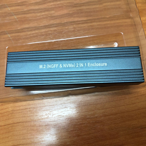 Carcasa De Disco Duro Ssd M.2 Nvme A Usb 3.1 Adaptador Pc