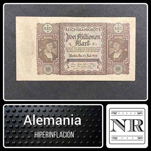 Imagen 1 de 4 de Alemania - 2.000.000 Marks - Año 1923 - P #89 