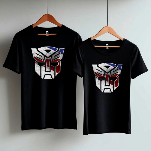Remera Transformers Logo Autobot Retro 100% Algodón Premium