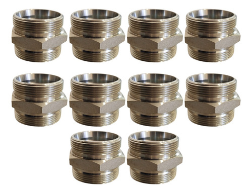 Uniao Igual Reta M52x2,0 / Tb 42 - Serie Leve - Kit 10