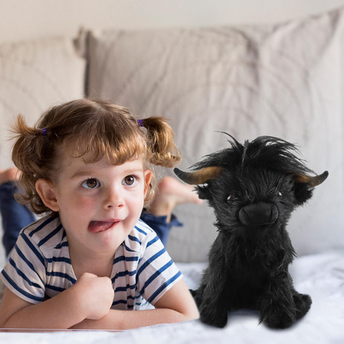 Muñeca Yak Toy De Pelo Largo Con Forma De Vaca, Bonita Simul