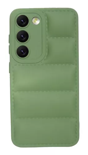 Funda Para Samsung S21 Fe Tpu Puffer Con Protector De Camara