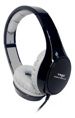 Fone Hi-fi Stereo Headphone Yoga Cd 70 Preto