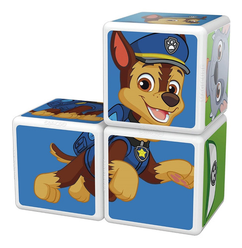 Cubos Magneticos Chase Skye Rocky De Paw Patrol Magicube 077