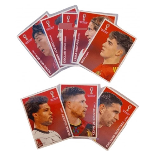 Set Completo Sticker Estampas Panini Coca Cola Qatar 2022