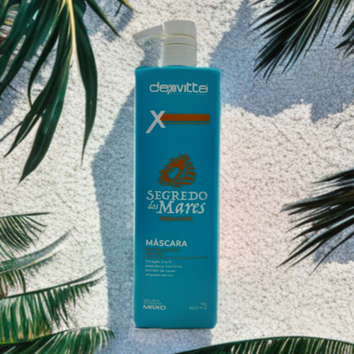 Kit Shampoo + Mask + Leav-in Segredo Dos Mares Dexvitta