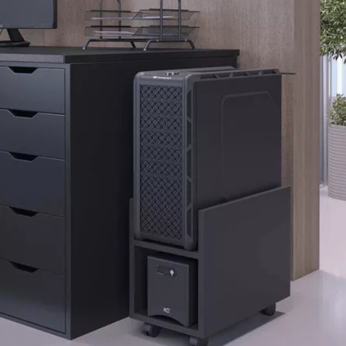 Suporte Para Cpu E Nobreak Com Rodízios