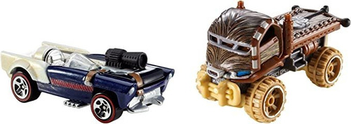 Hot Wheels Star Wars Chewbacca Y Han Solo Character Coche 2.