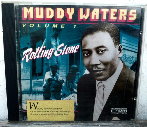 Muddy Waters - Rolling Stone Vol.1 - Cd Belgica 1990 - Blu