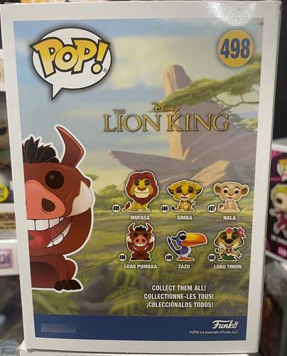 Funko Pop Luau Pumbaa 498 Disney The Lion King (Usado)