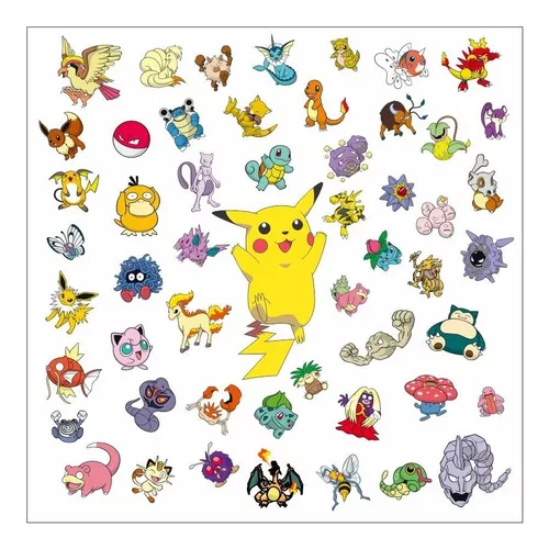 Papel De Parede Adesivo Pokemon 1m