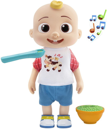 Cocomelon Jj Bebe Muñeco Interactivo Original Con Sonido