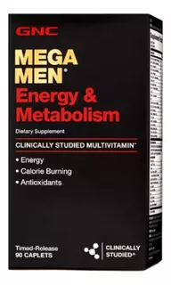 Gnc Mega Men Metabolismo + Energía (90 Caps) Americano