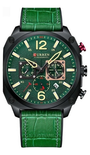 Nihay Reloj Curren 8398 Para Hombre Con Correa De Piel