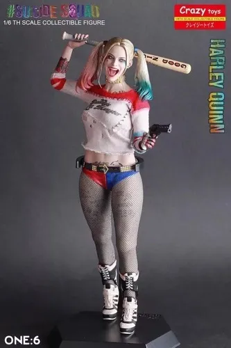 Boneca Harley Quinn Arlequina QPosket Esquadrão Suicida