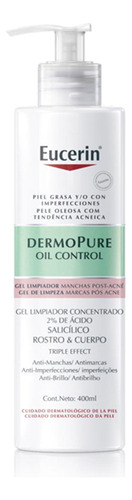 Gel Limpiador Concentrado Eucerin Dermopure 400ml