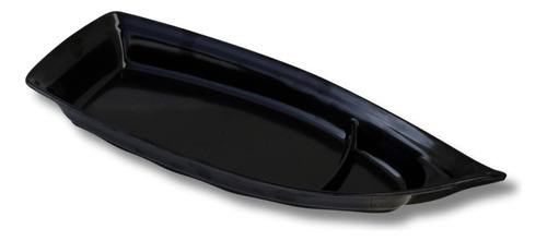 Barca Preta Para Servir Sushi Ou Açai - 1,6l - 41x17,5x4,5cm