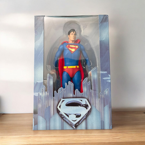 Superman Figura Versión 80s Christopher Reeve Semiarticulada (Usado)
