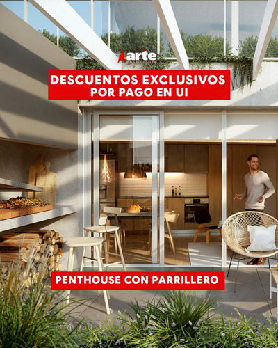 Venta De Apartamento Penthouse De 2 Dormitorios Con Parrillero En Parque Batlle