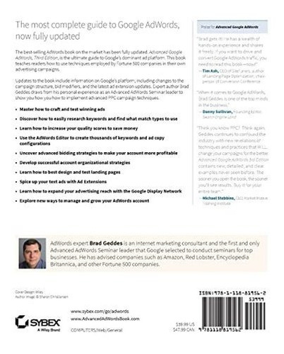 Book : Advanced Google Adwords - Geddes, Brad