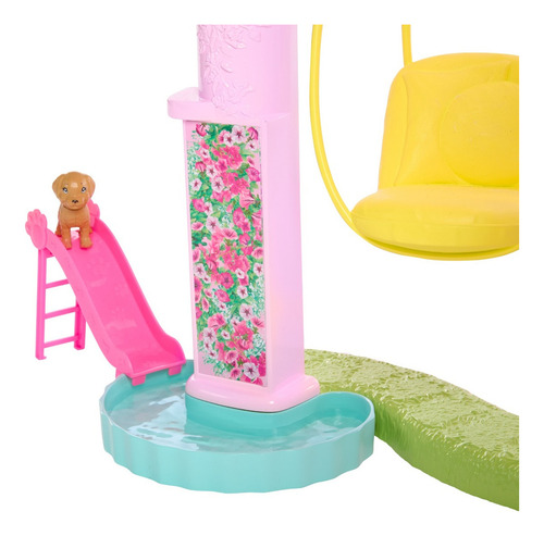 Barbie Casa De Muñecas De Los Sueños Nueva Set De Juego Rosa