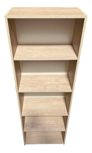 Imagen 2 de 7 de Biblioteca 180x60x30 En Melamina 4 Estantes Mercadomuebles