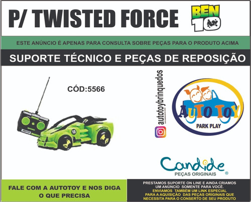 Twisted Force 5566 - Ben10 -  Consulta Para Peças