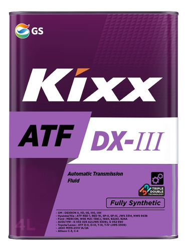  Aceite Transmisión Autom. Dexron Iii Kixx Atf Dx-iii, 4l/4p