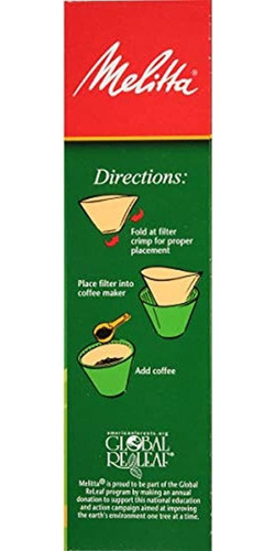 Melitta Cone Coffee Filters Natural Brown No 4 100count Filt