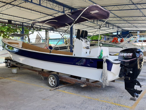 Bote Praia Sol Evinrude Etec 130 Hp Gasolina 2015. Caiera